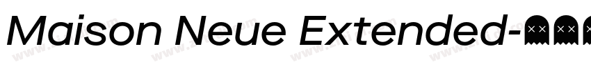 Maison Neue Extended字体转换